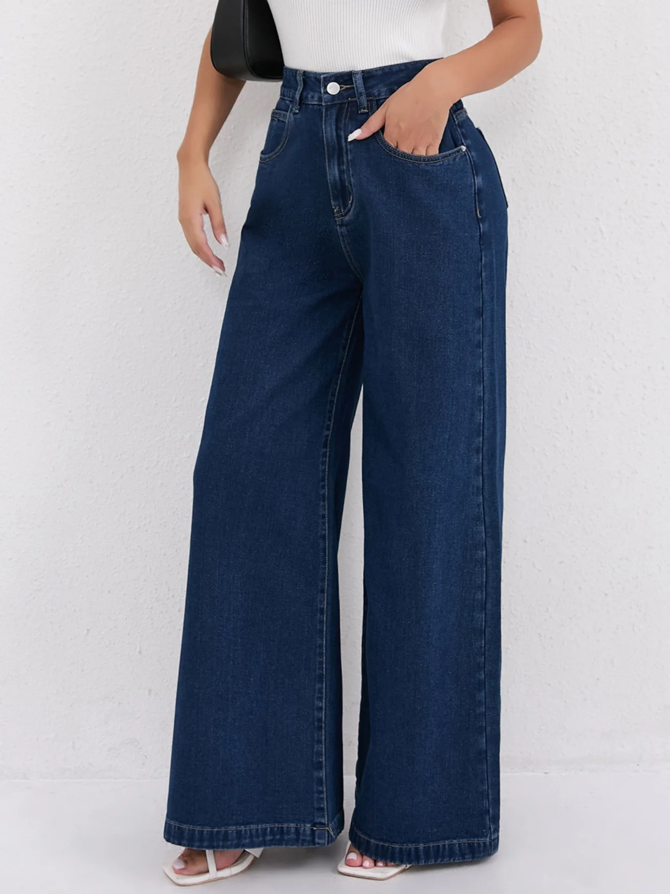Women Plain Long Pants Vintage Spring/Fall Trousers