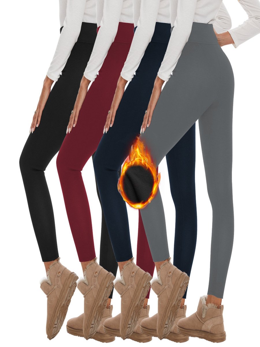 Women Plain Casual All Season Soft Cloudy Comfy Ankle Pants Leggings