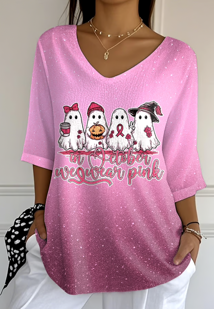 Vintage Halloween Crew Neck Long Sleeve T-shirt