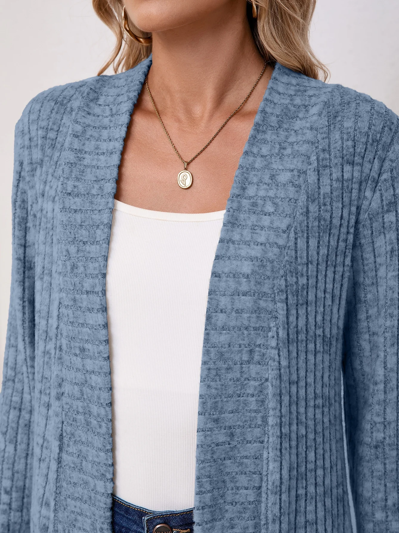 Women Spring/Fall Outerwear Vintage Split Joint Plain Long Sleeve Jacket