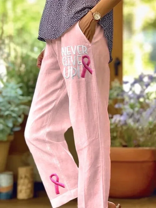 Women Floral Long Pants Casual Spring/Fall Trousers