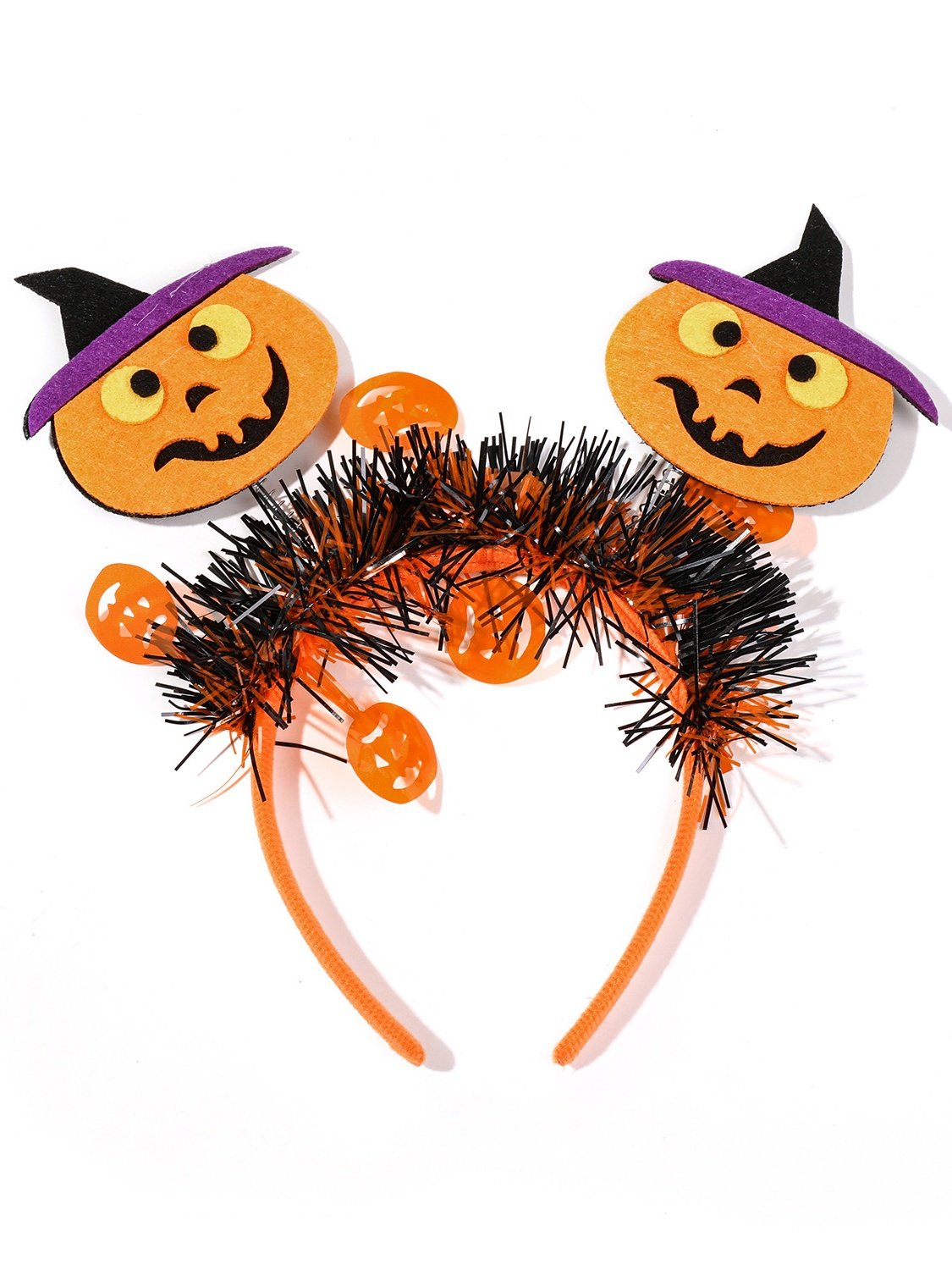 Halloween 2025 Pumpkin Headband Little Devil Ghost Festival Carnival Party Decoration Hair Accessory Headband