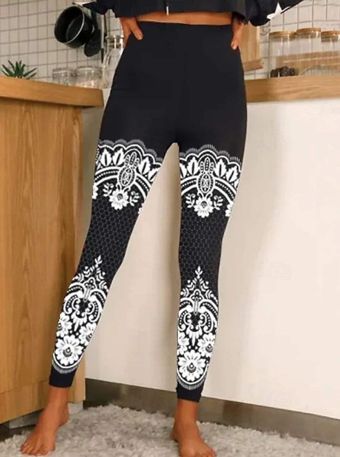 Women Floral Vintage All Season Long Leggings