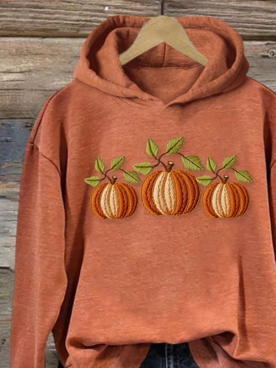 Casual Hoodie Halloween (pumpkin) Hoodie Printing