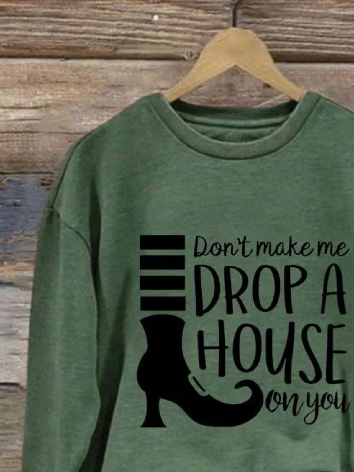 Vintage Crew Neck Halloween Sweatshirt