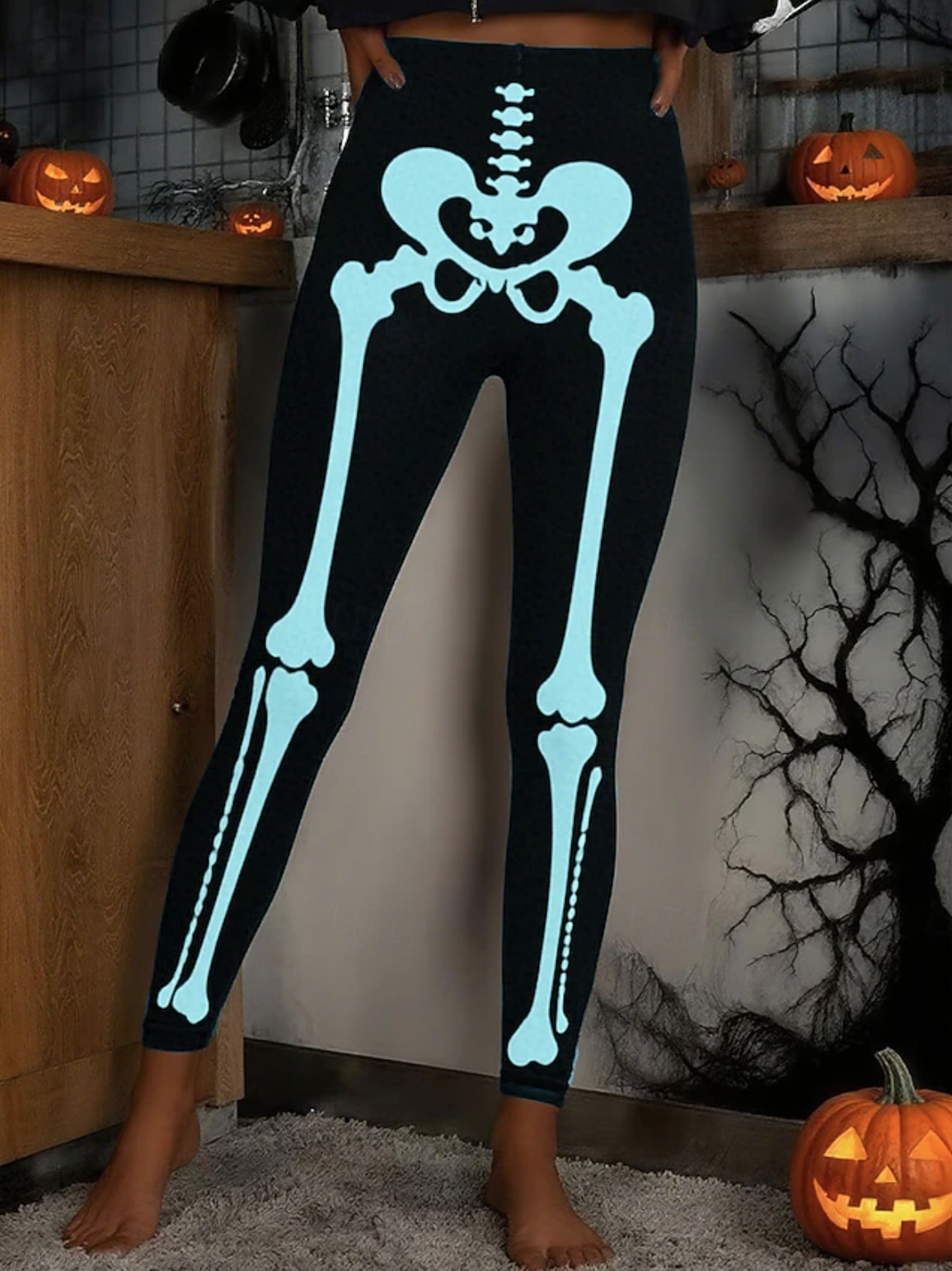 Women Halloween Vintage All Season Long Leggings
