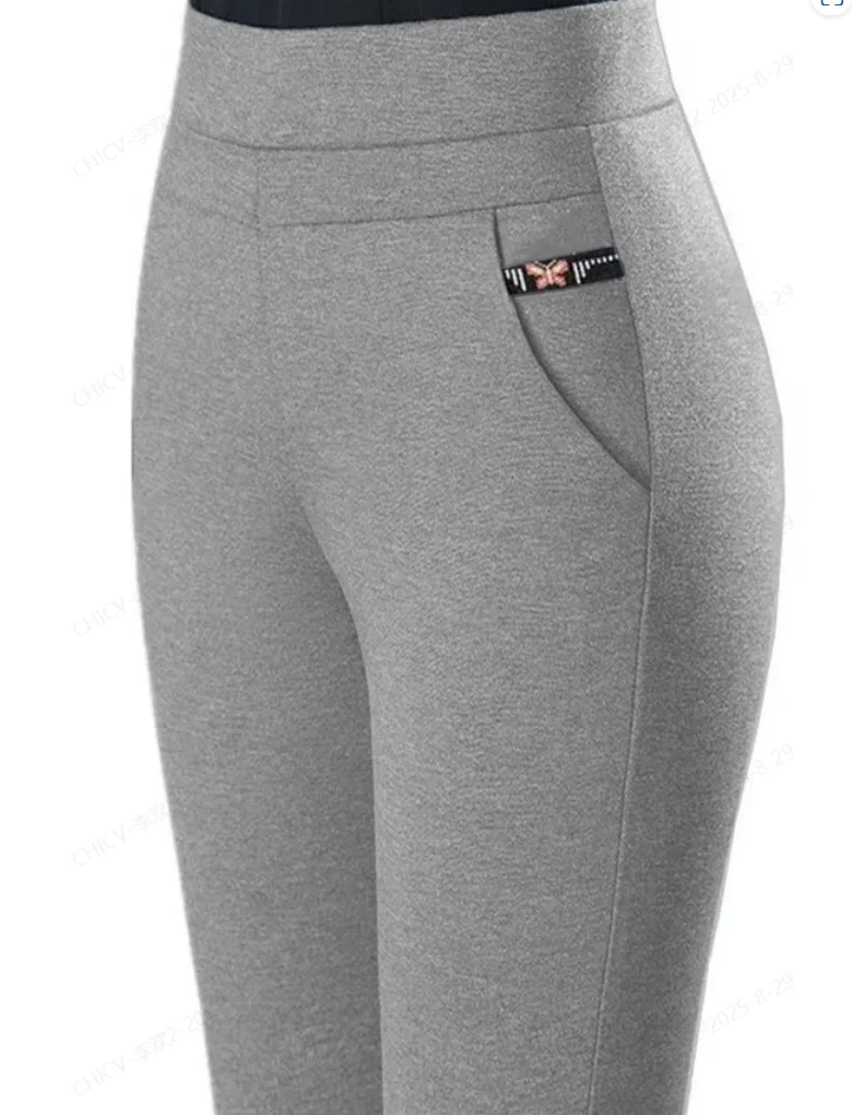 Women Plain Casual All Season Long Leggings