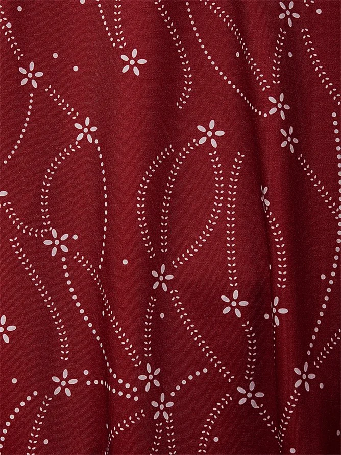 Vintage Striped Crew Neck Long Sleeve T-shirt