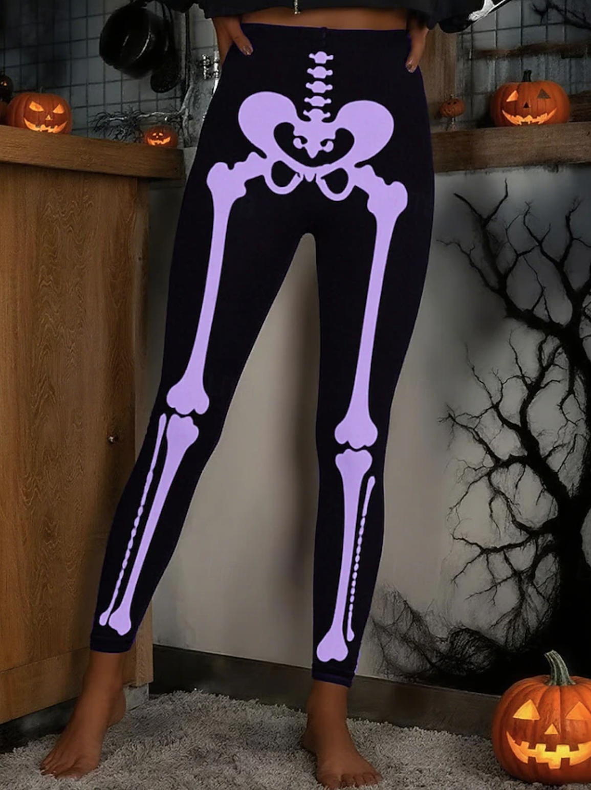 Women Halloween Vintage All Season Long Leggings