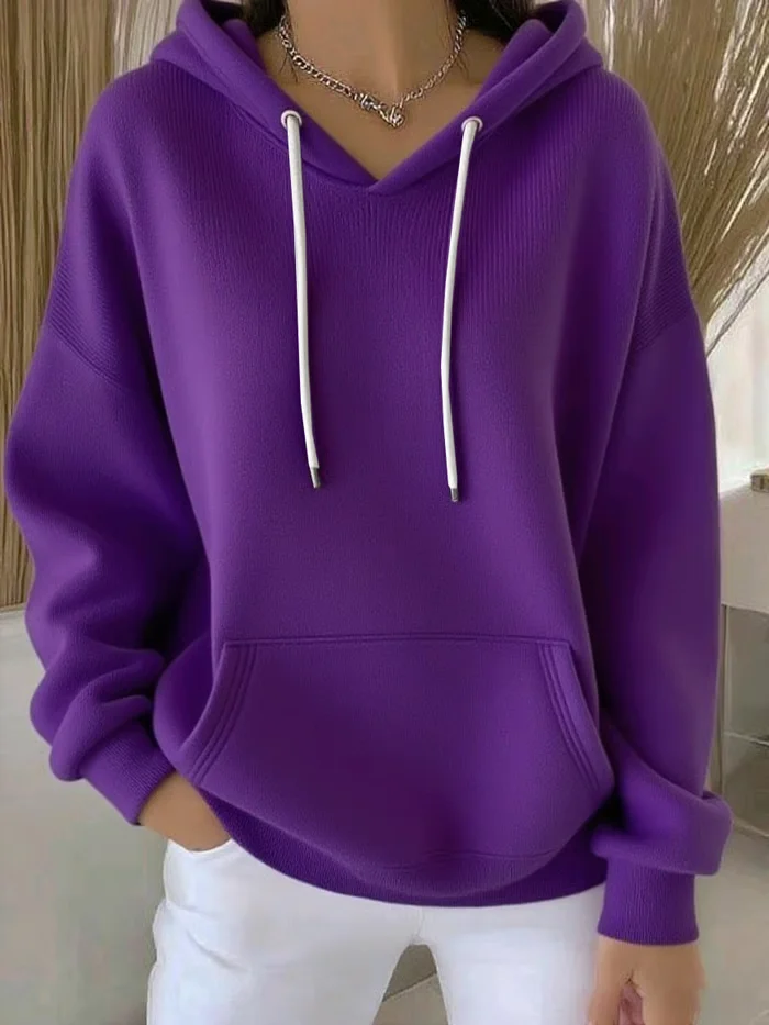 Casual Hoodie Plain Hoodie Printing