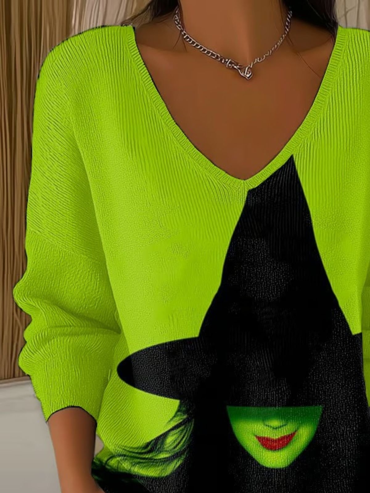 Women Cotton Halloween Long Sleeve Comfy Casual Sweater