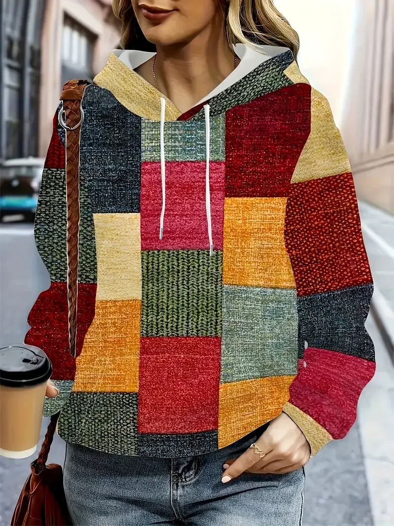 Casual Hoodie Abstract Hoodie Printing