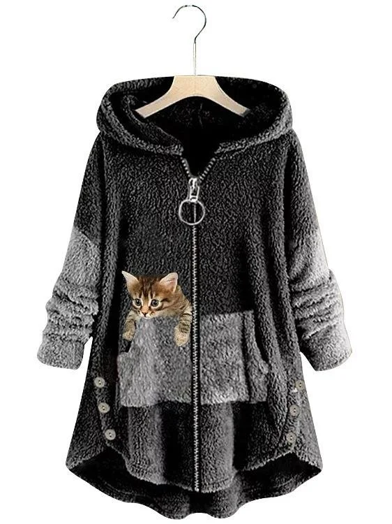 Vintage Hoodie Multicolor Block Hoodie