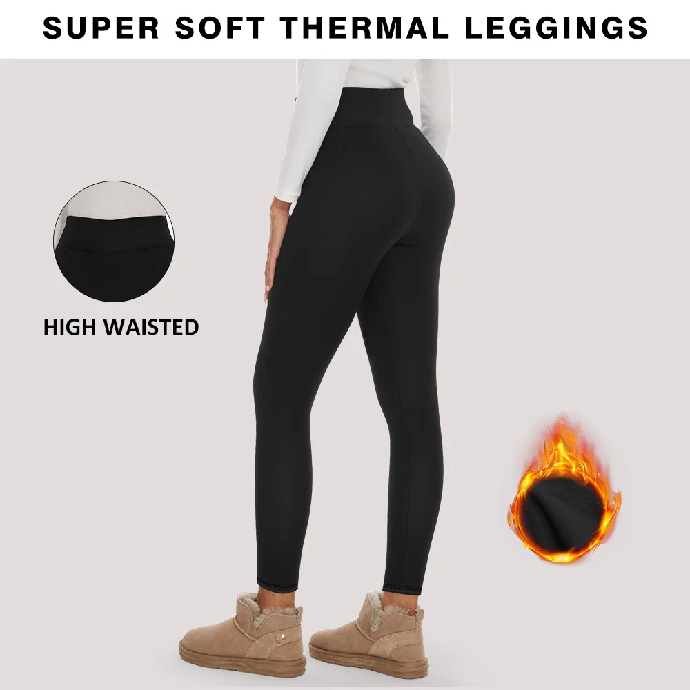 Women Plain Casual Winter Ankle Pants Leggings