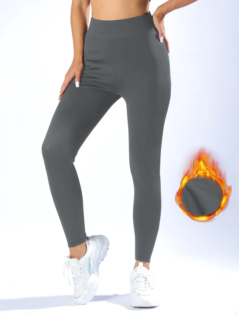 Women Plain Casual Winter Ankle Pants Leggings