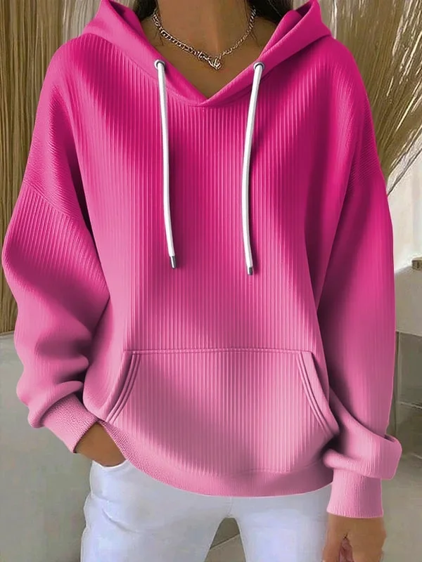 Casual Hoodie Ombre Hoodie Printing