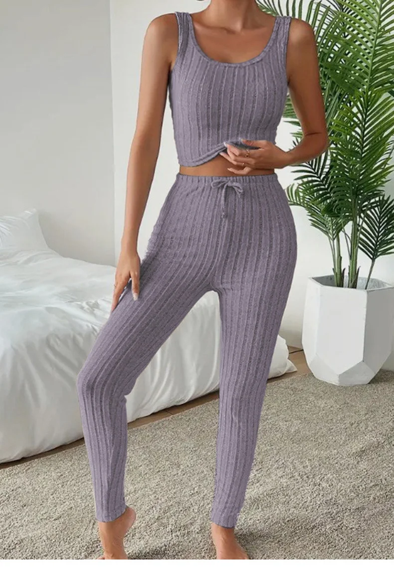 Women Plain Matching Outfit Daily Long Sleeve Casual Spring/Fall Multi-Piece Set Matching Set