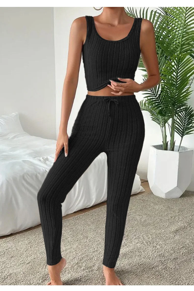 Women Plain Matching Outfit Daily Long Sleeve Casual Spring/Fall Multi-Piece Set Matching Set