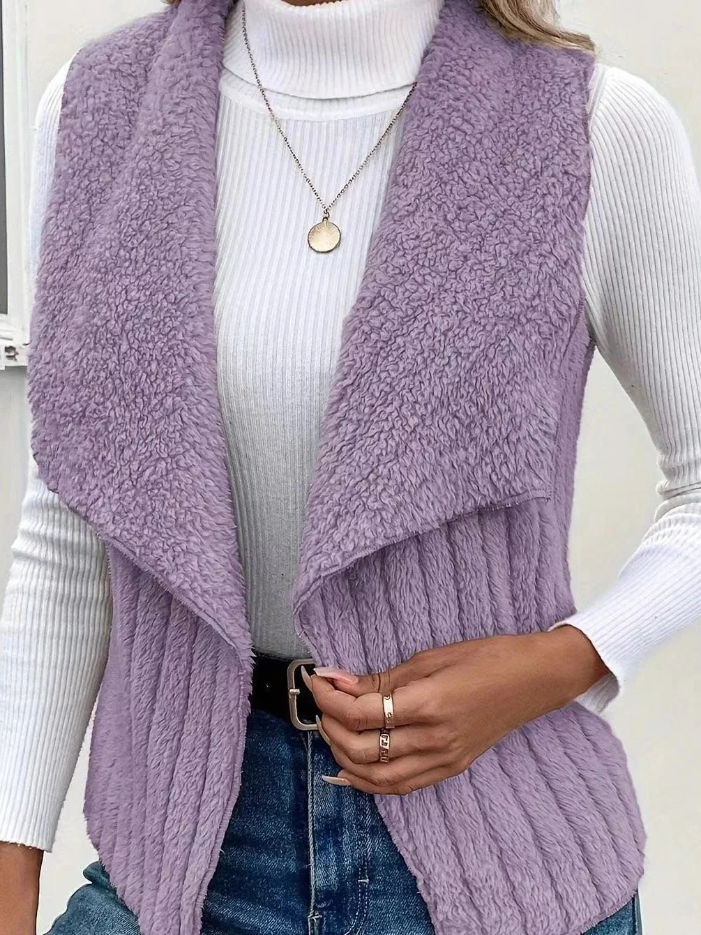 Plain Casual Regular Fit New Autumn And Winter Fashion Casual Simple Sleeveless Versatile Jacket Vest