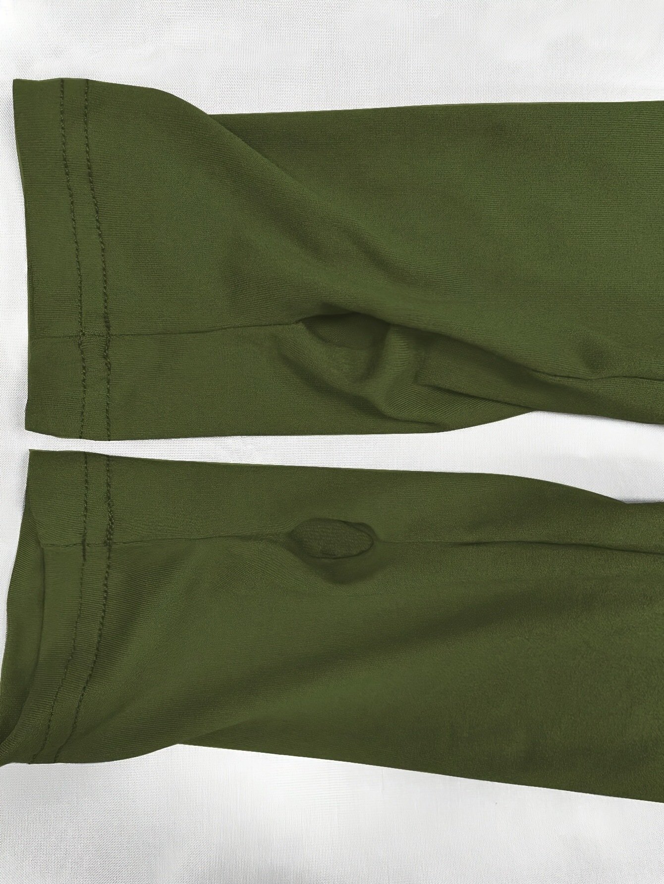 Vintage Plain Crew Neck Long Sleeve T-shirt