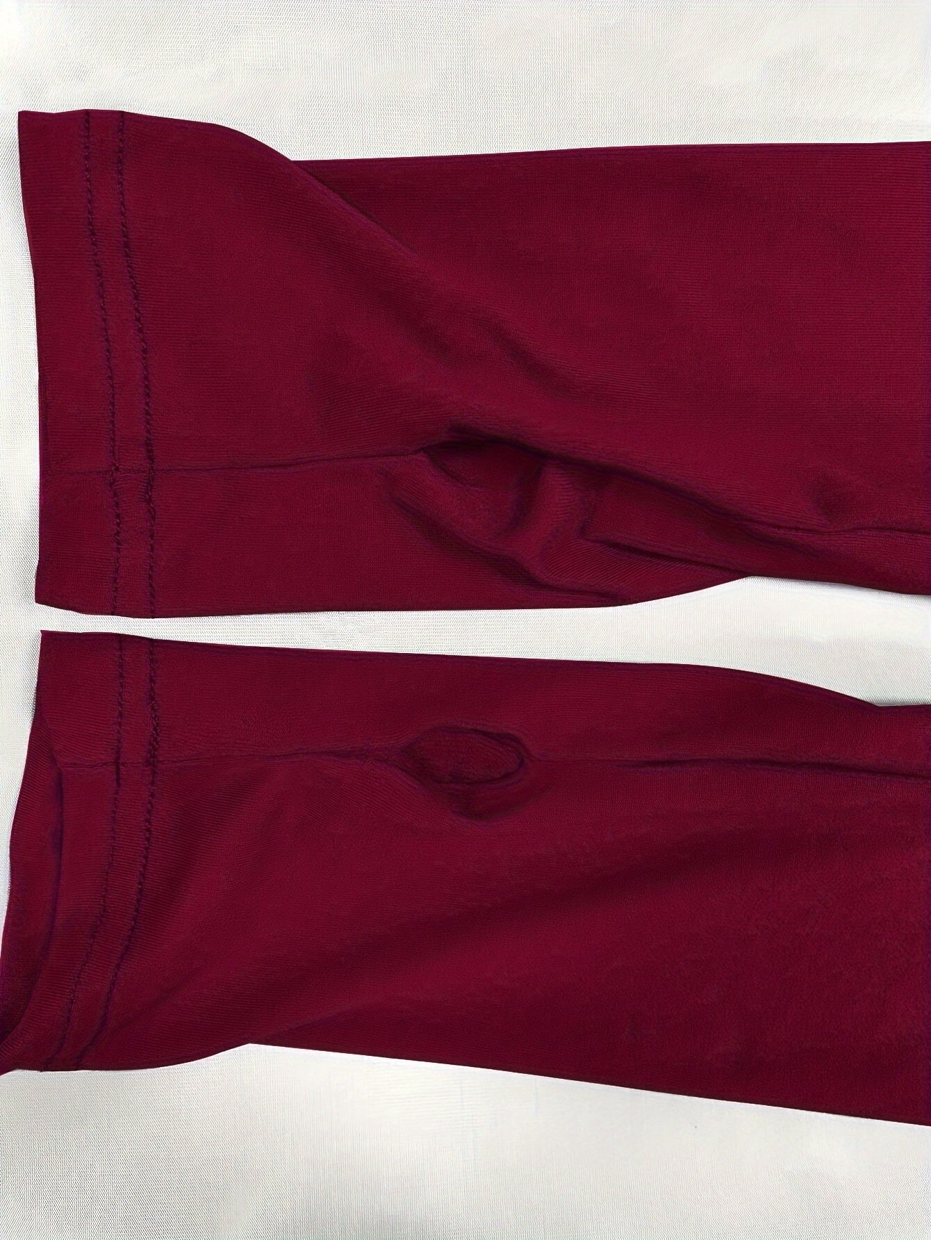 Vintage Plain Crew Neck Long Sleeve T-shirt