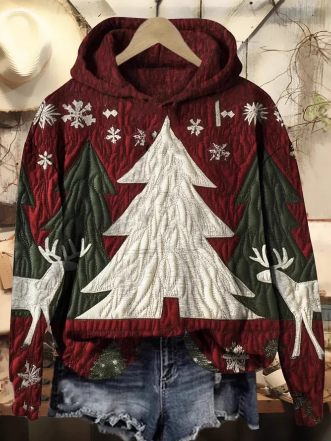 Casual Hoodie Christmas Sweatshirt