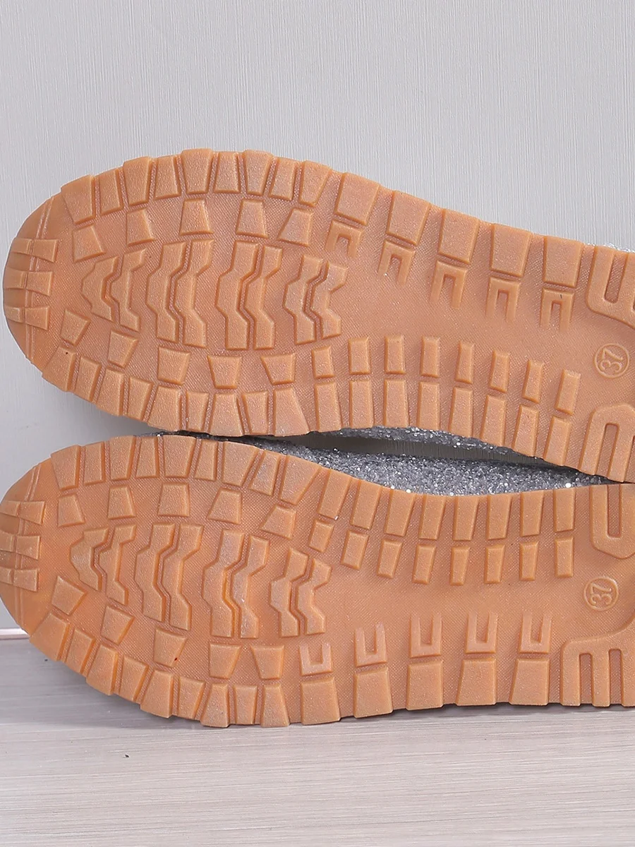 Casual Plain Breathable Slip On Flat Heel Shallow Shoes Split Joint