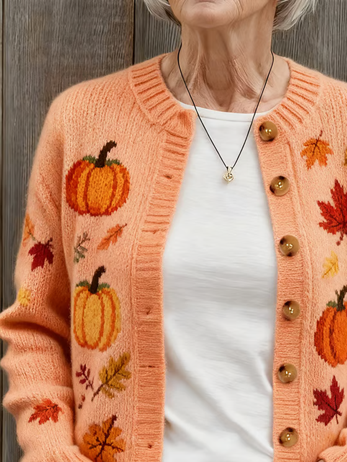 Women Wool/Knitting Plain Long Sleeve Comfy Casual Cardigan