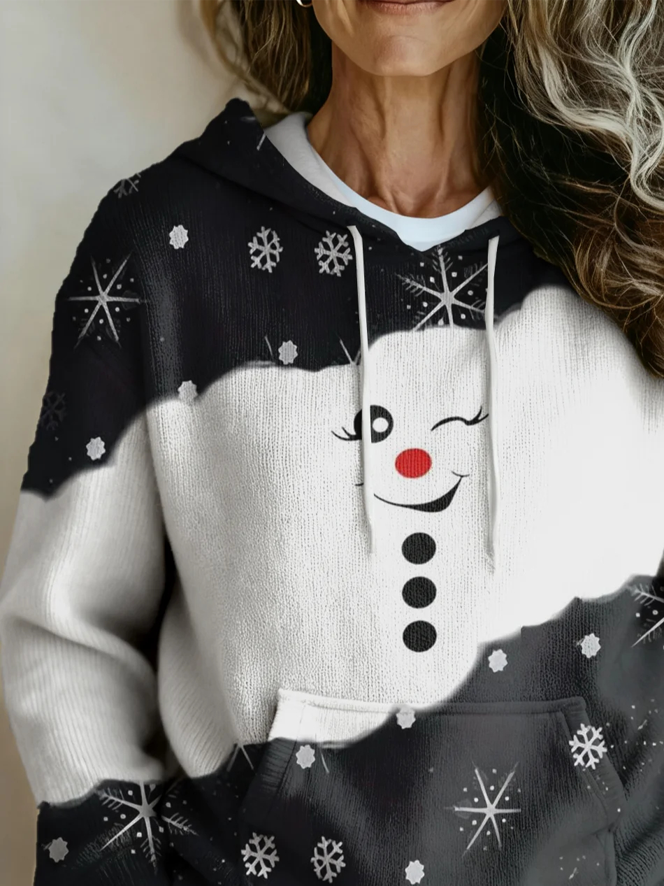 Women Christmas Long Sleeve Comfy Vintage Sweater