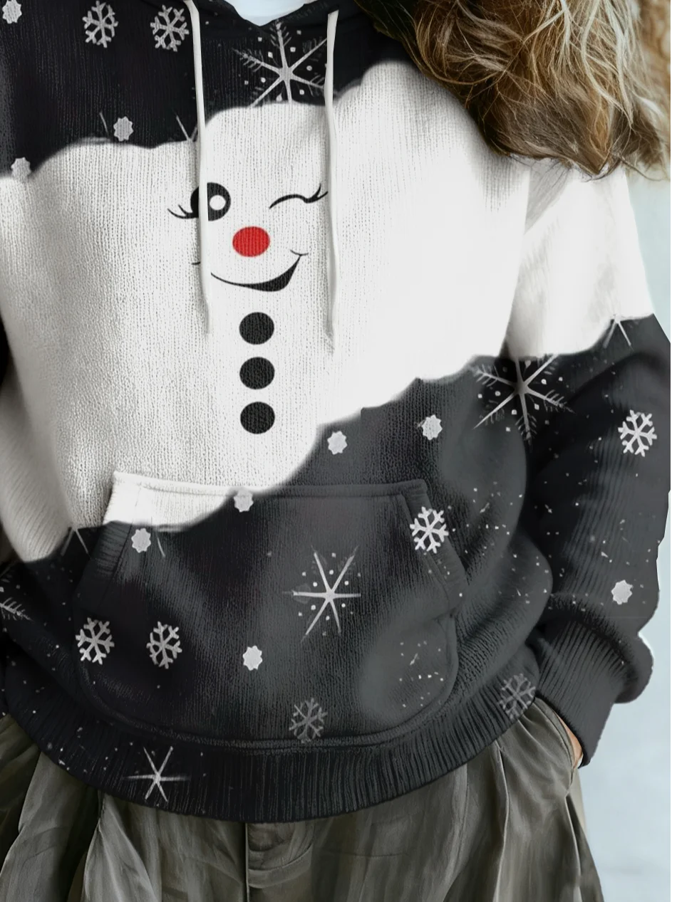 Women Christmas Long Sleeve Comfy Vintage Sweater