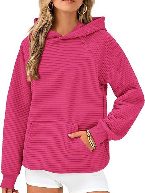 Casual Hoodie Plain Sweatshirt Split Joint