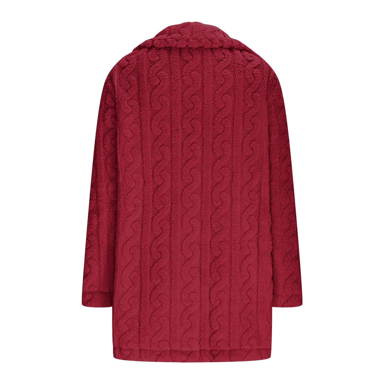 Women Winter Outerwear Casual Plain Long Sleeve Jacket