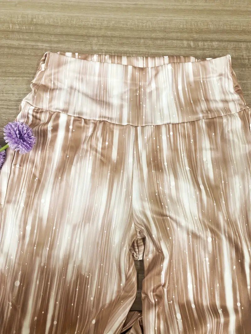 Women Striped Long Pants Casual Spring/Fall Trousers