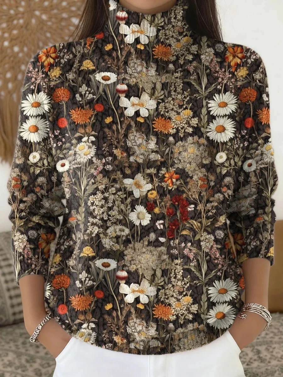 Women Christmas Long Sleeve Comfy Vintage Sweater