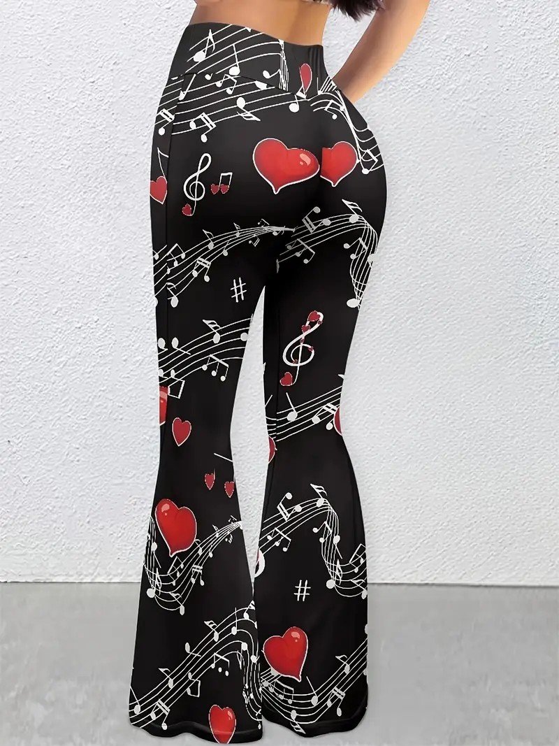 Women Striped Long Pants Casual Spring/Fall Trousers