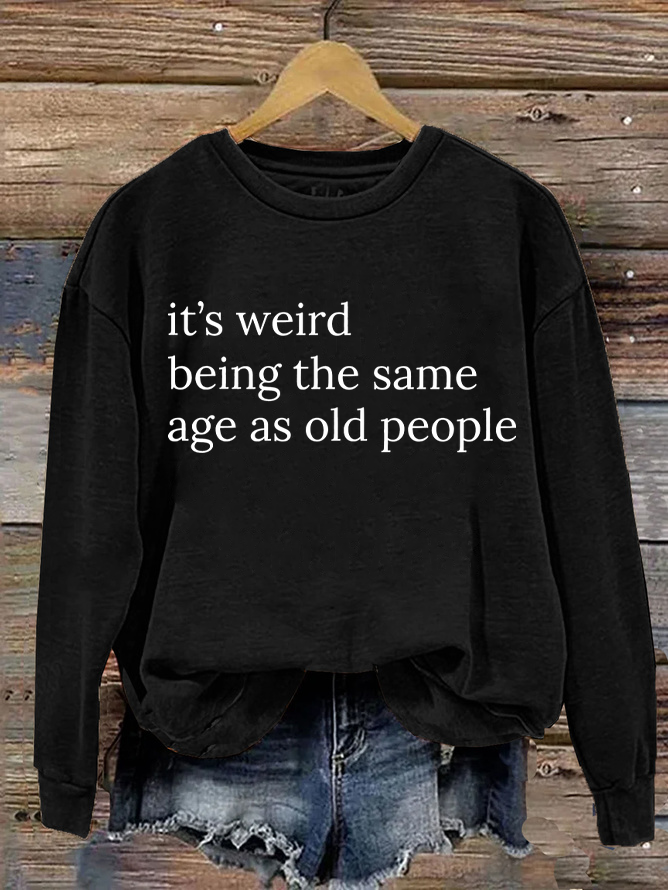 Casual Crew Neck Halloween Sweatshirt