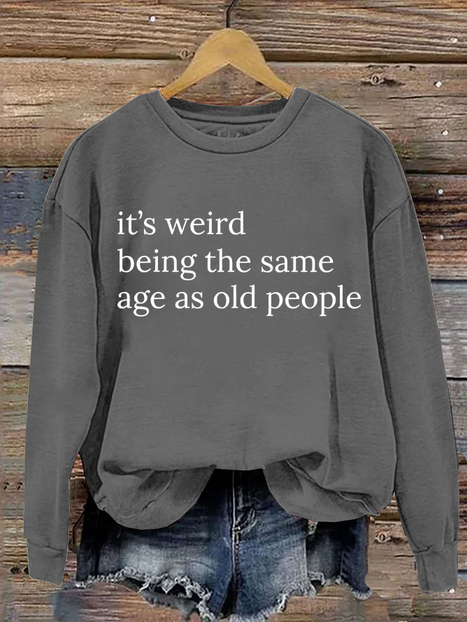 Casual Crew Neck Halloween Sweatshirt