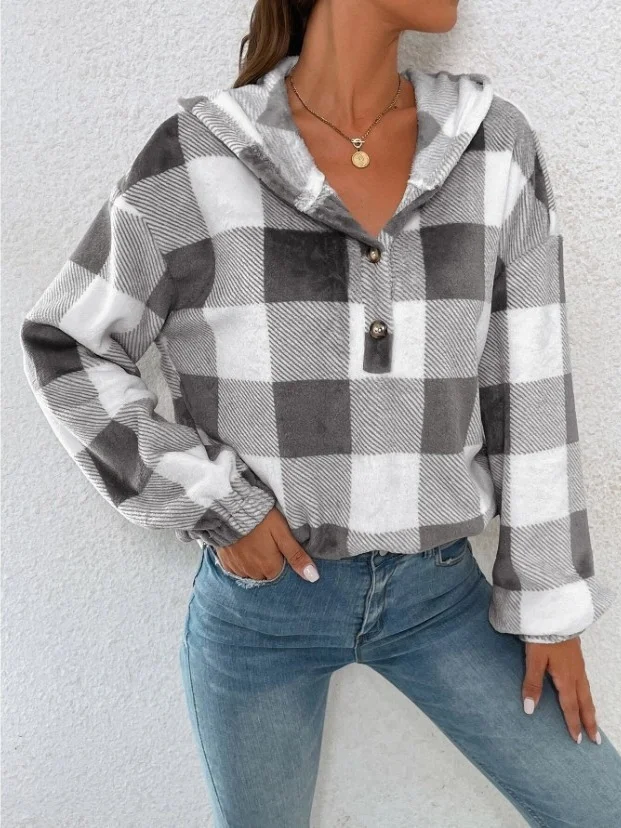 Vintage Hoodie Geometric Sweatshirt Printing