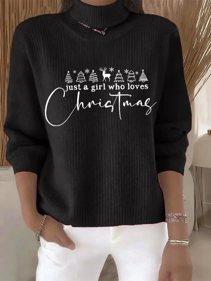 Women Christmas Long Sleeve Comfy Vintage Sweater