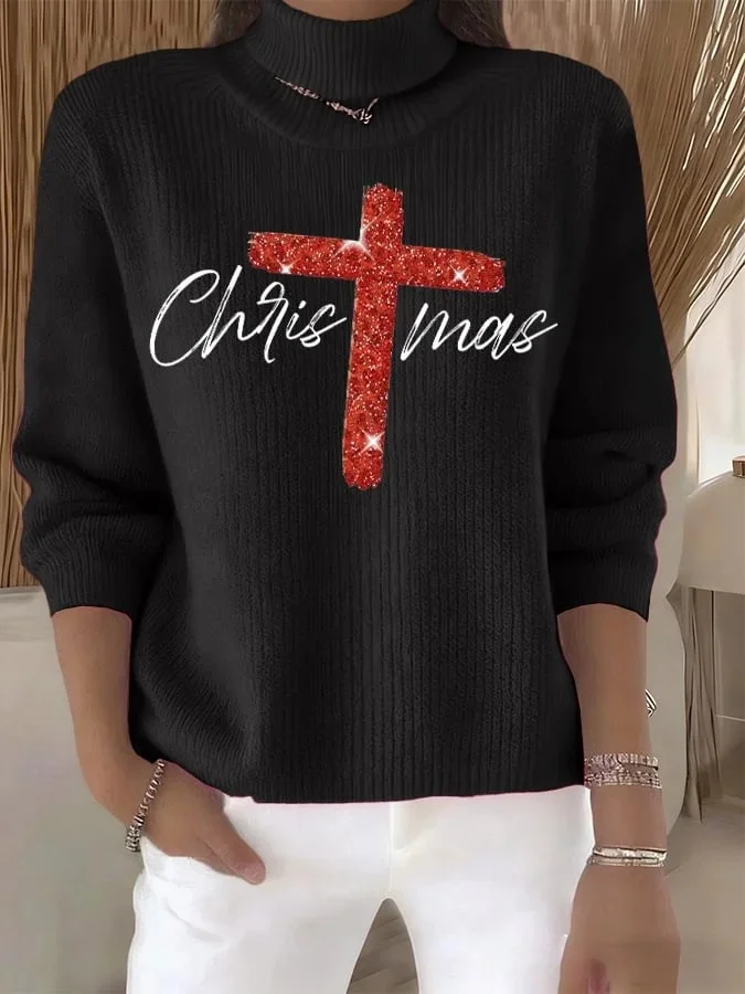 Women Christmas Long Sleeve Comfy Vintage Sweater