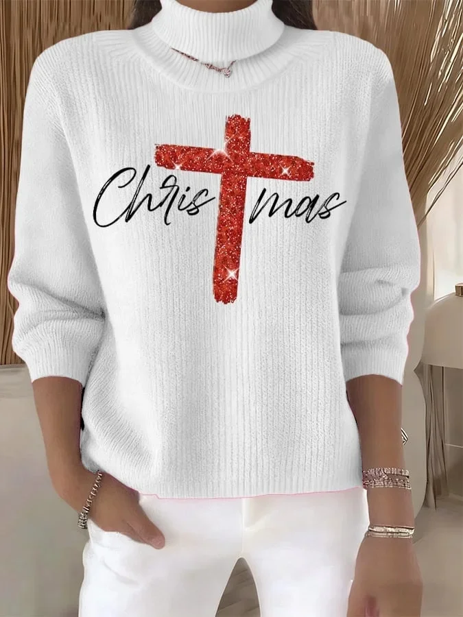 Women Christmas Long Sleeve Comfy Vintage Sweater