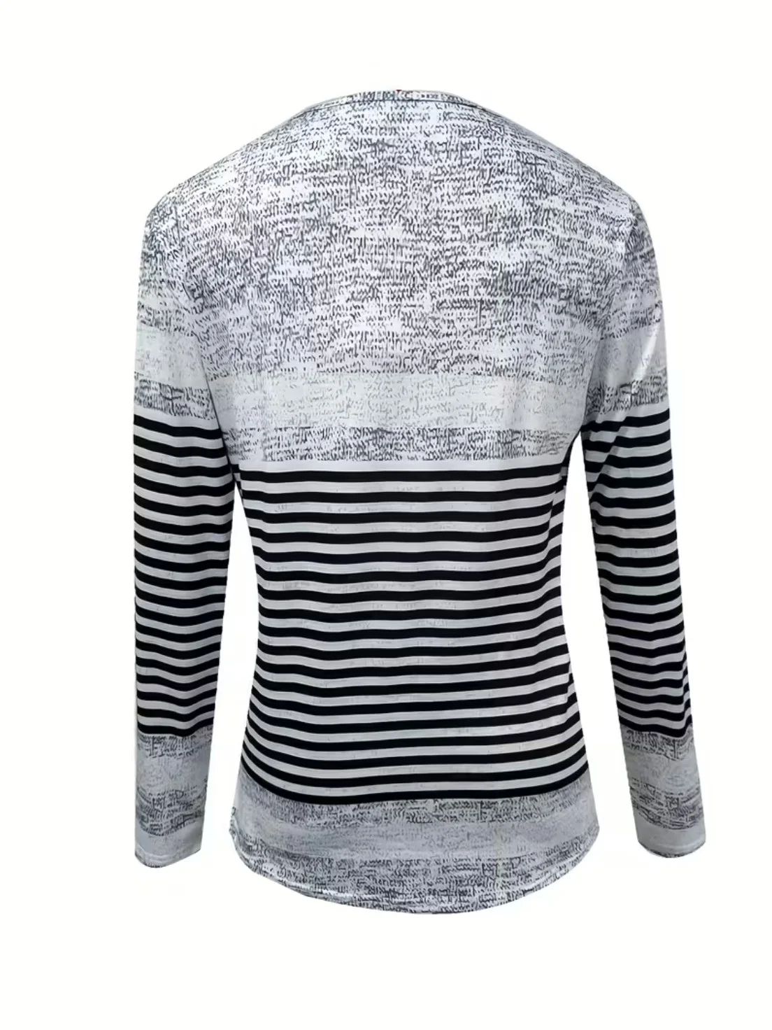 Casual Striped Long Sleeve T-shirt