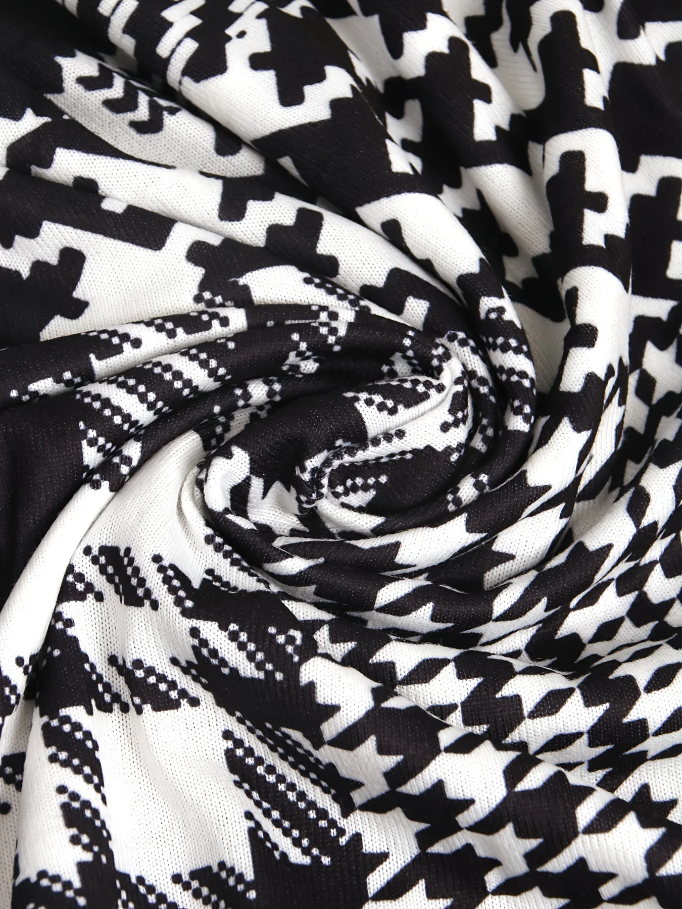 Women Spring/Fall Outerwear Casual Printing Geometric Long Sleeve Wrap Jacket