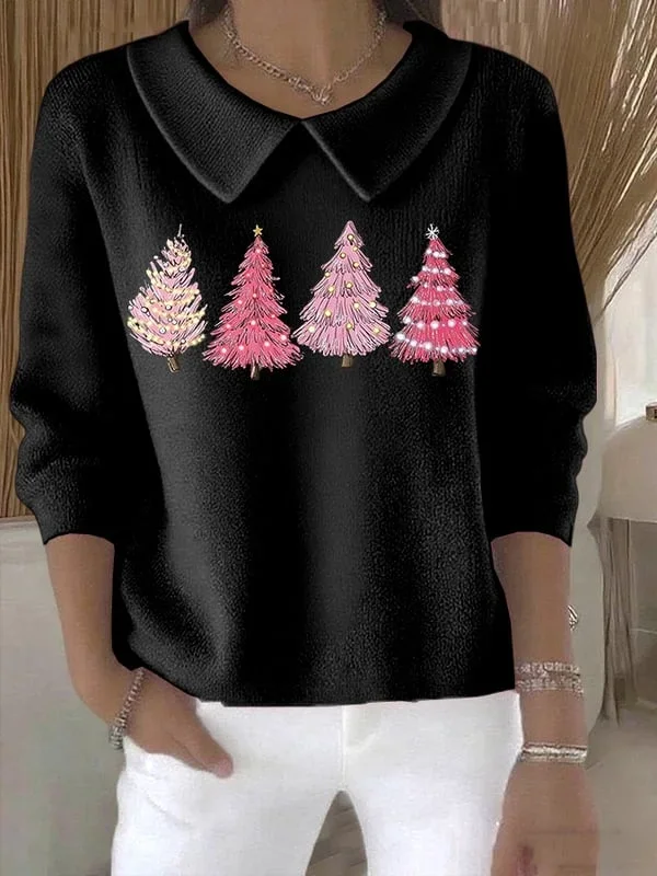 Women Christmas Long Sleeve Comfy Casual Printing Sweater