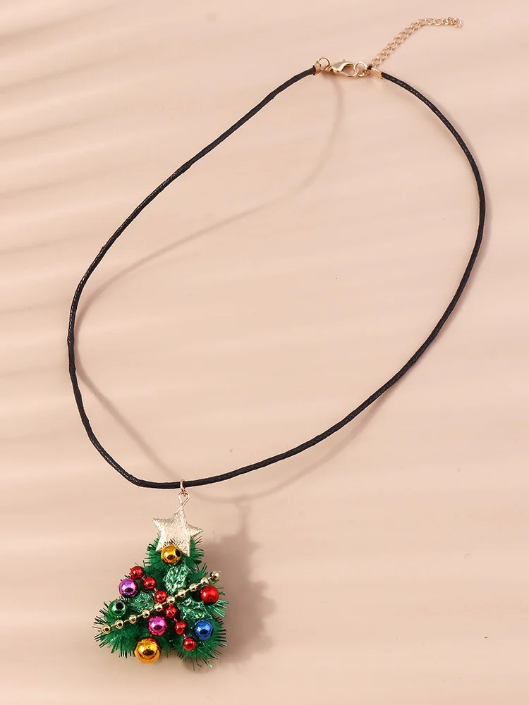 Christmas Colorful Diy Jewelry Christmas Tree Bell Elk Earrings Personality Felt Earrings