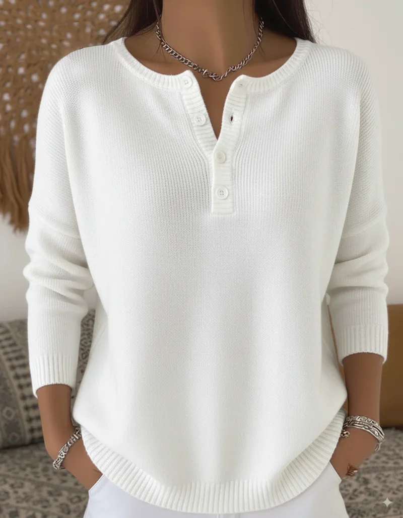 Women Plain Long Sleeve Comfy Casual Printing Sweater