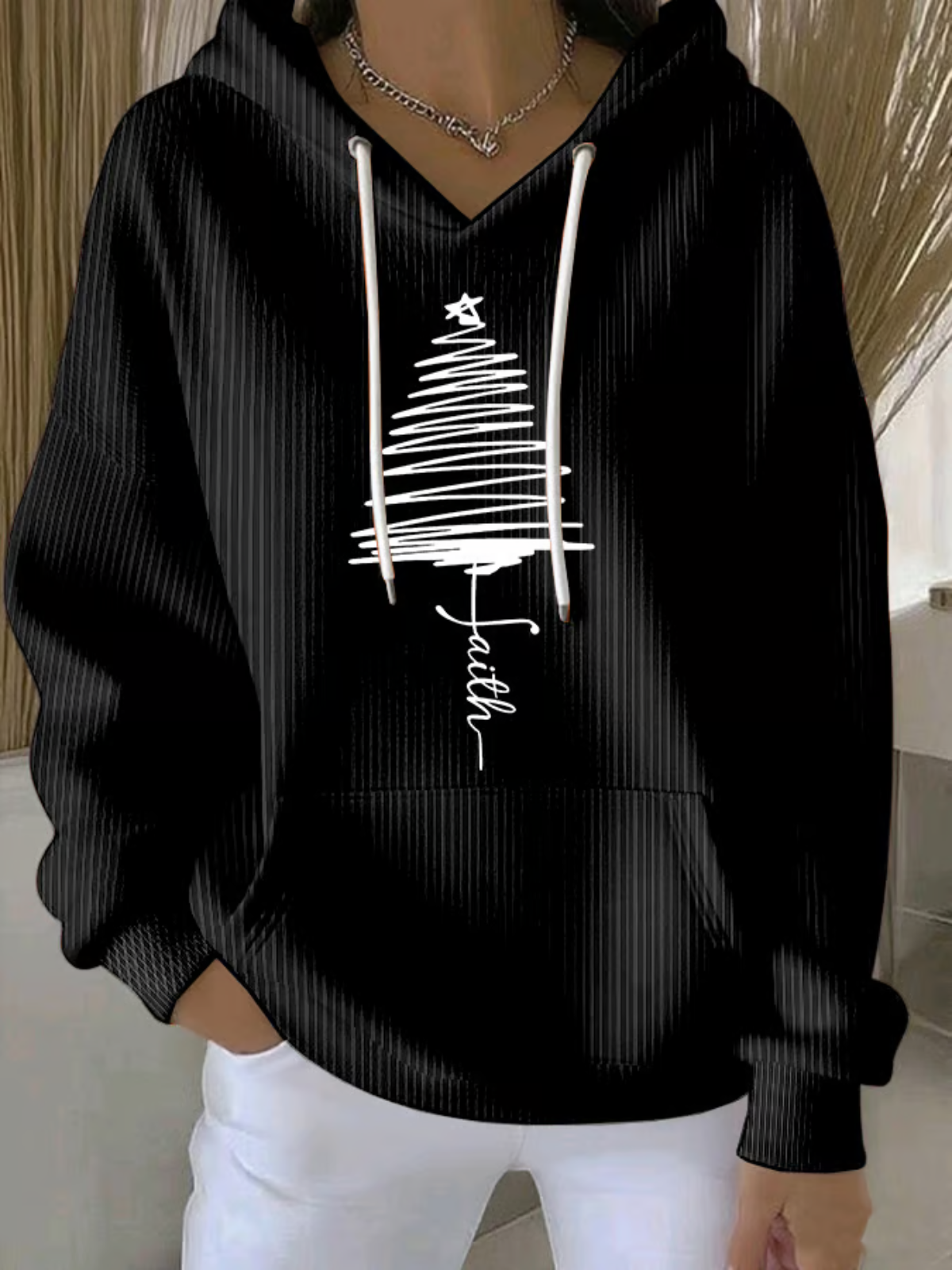 Vintage Hooded Christmas Hoodie