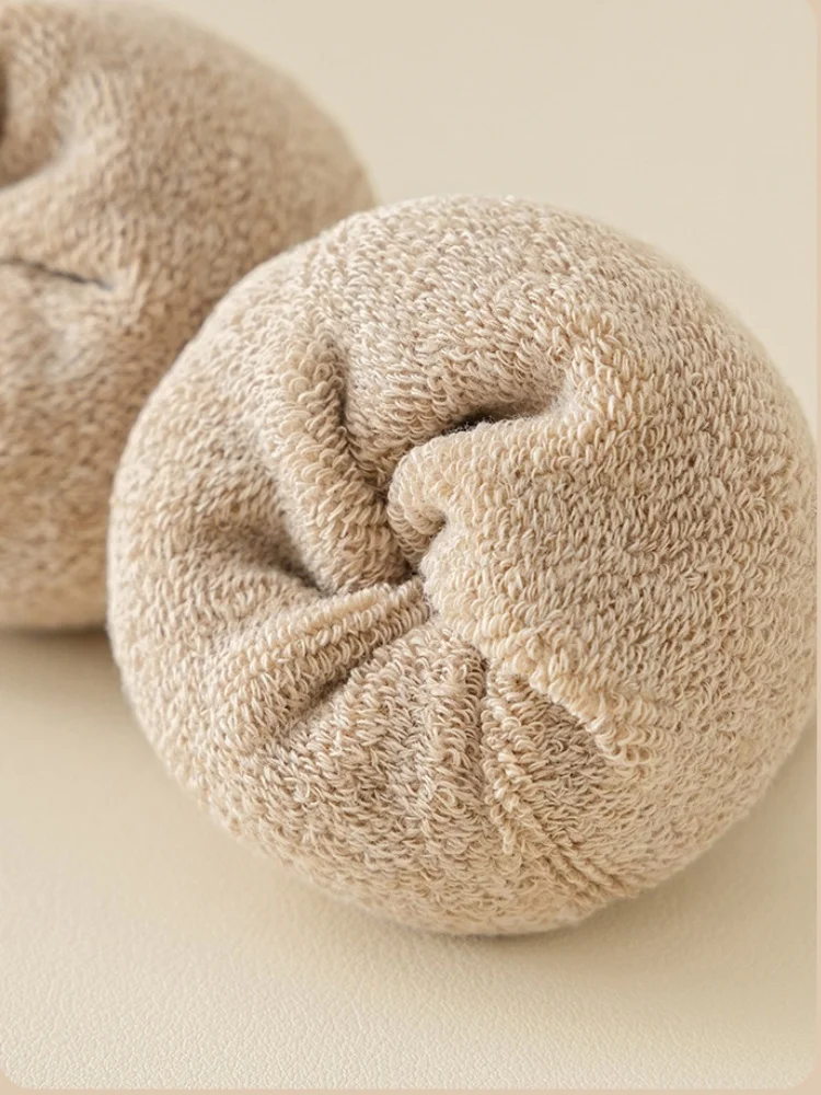 Plush And Thick Towel Socks Twisted Autumn And Winter Style Mid-tube Socks Women's Long Socks Thick Socks Winter Warm Women's Socks