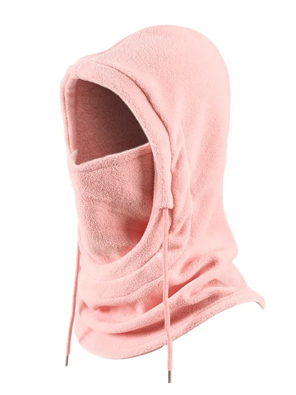 Winter Outdoor Cycling Hat Skiing Windproof Cold-proof Warm Plus Velvet Thick Neck Protection Polar Fleece Mask