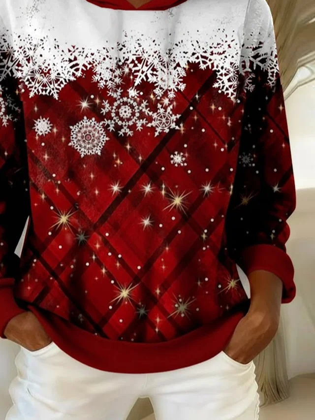 Casual Hoodie Christmas Hoodie Printing